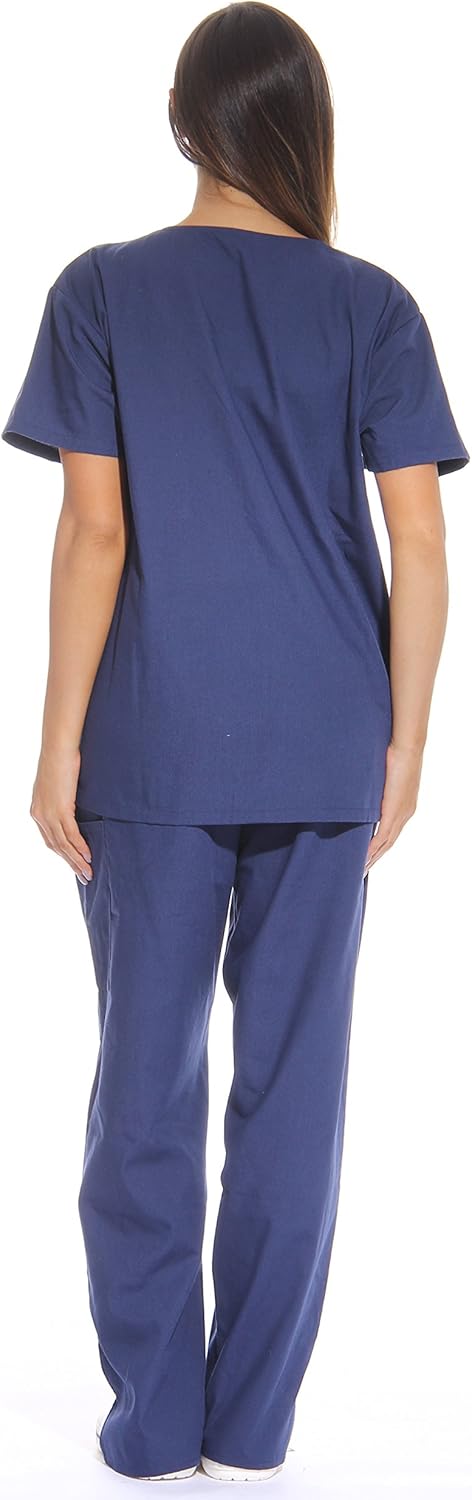 Just Love Women's Scrub Sets Six Pocket Medical Scrubs (V-Neck with Cargo Pant): Clothing