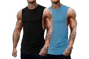 TUREFACE Mens Workout Sleeveless Tank Top Bodybuilding Hooded Muscle Shirt Gym Fitness Cut Off T Shirt