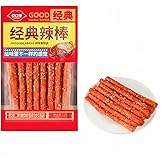 MKSDDF-72g/2.54oz Latiao Chinese snacks Chinese specialty snacks spicy gluten snack spicy slices latio (Spicy sticks*72g)
