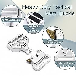 3/4 Inch Metal Tactical Duty Belt Buckle