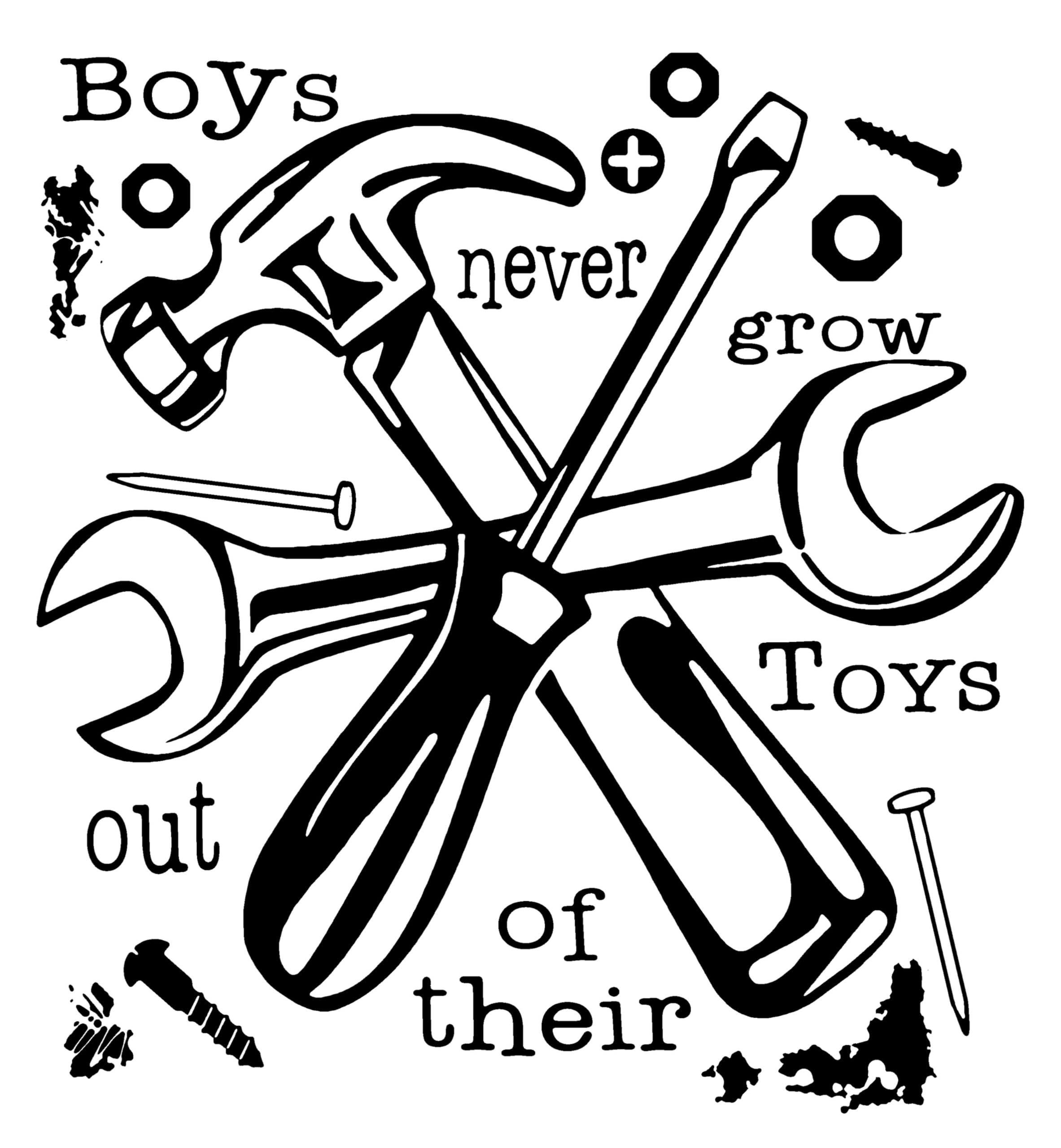 Woodware Craft Collection Francoise Collection-Clear Magic-Boys Toys Stamp Set, Acrylic, 0.38x10.79x17.14 cm
