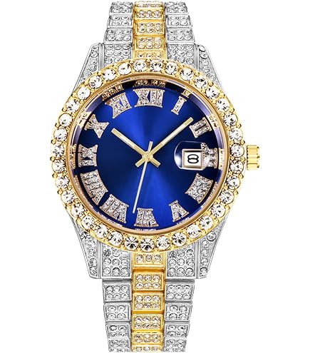 Amazon.com: BESTKANG Unisex Crystal Diamond Watch Quartz  display picture 2