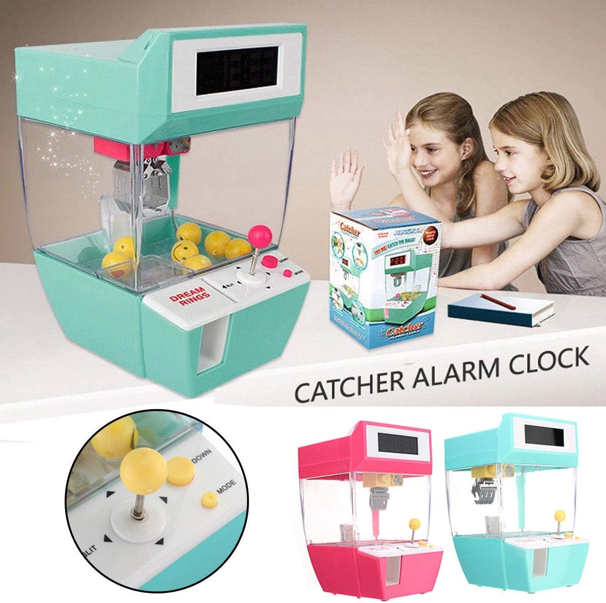 YINUODAY Mini Claw Machine, Arcade Games 2in1 Mini Claw Machine Toys