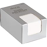 Diane by Fromm Jumbo End Wraps – Pack of 1000 Wraps for Styling Hair in Salon or at Home – Large  – 2.5” x 4” – White – D8327