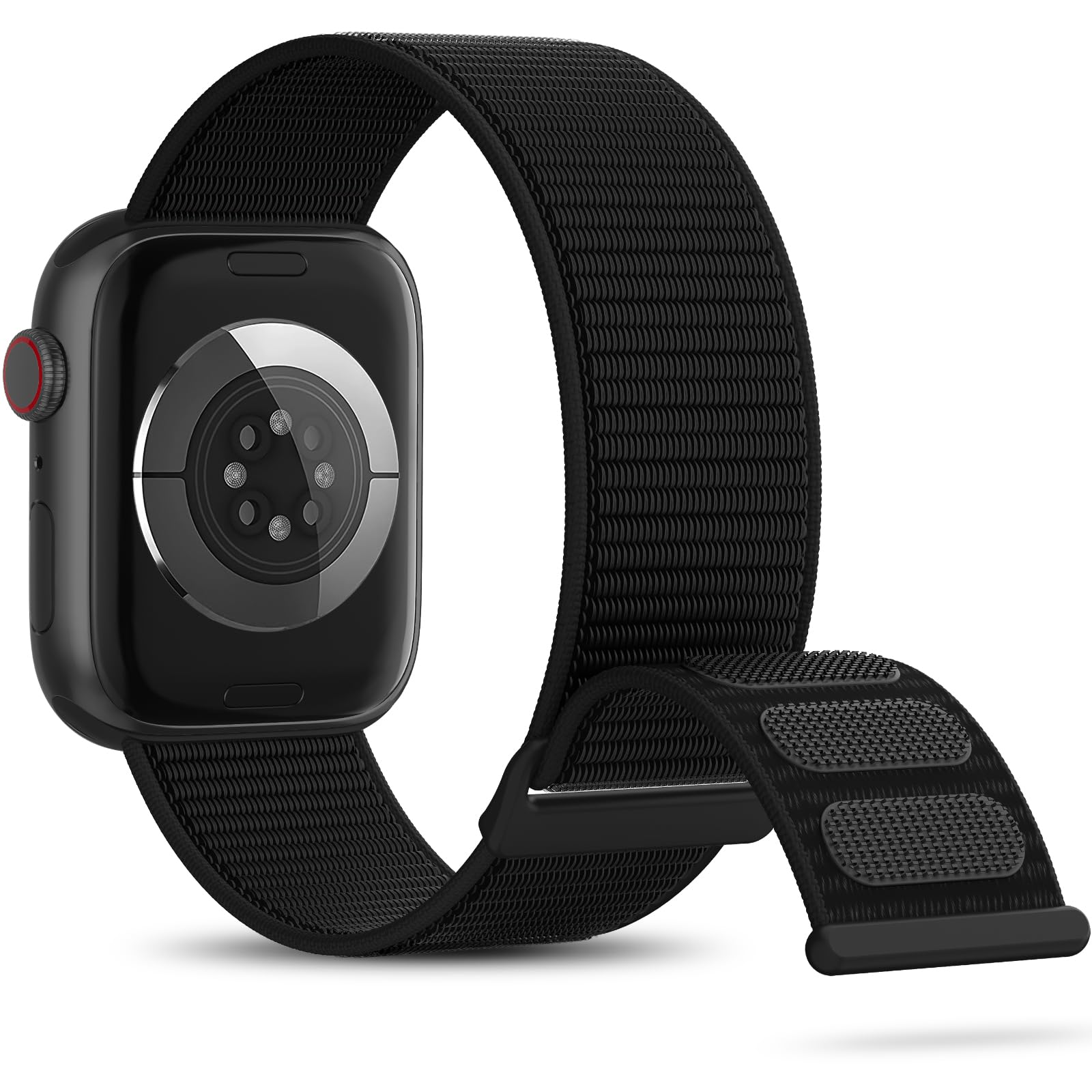 Photo 1 of OHOTLOVE Nylon Sport Band Compatible with Apple Watch Band 38mm 40mm 41mm 42mm 44mm 45mm 46mm 49mm, Adjustable Breathable Women Men Braided Strap Compatible for iWatch Series 10/9/8/7/6/5/SE/Ultra