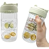 2 Pack Fruit Infuser water Bottle for Water Bottles - Make Fruit Water & Iced Tea in Wide Mouth Jars (Hydro Flask Compatible)