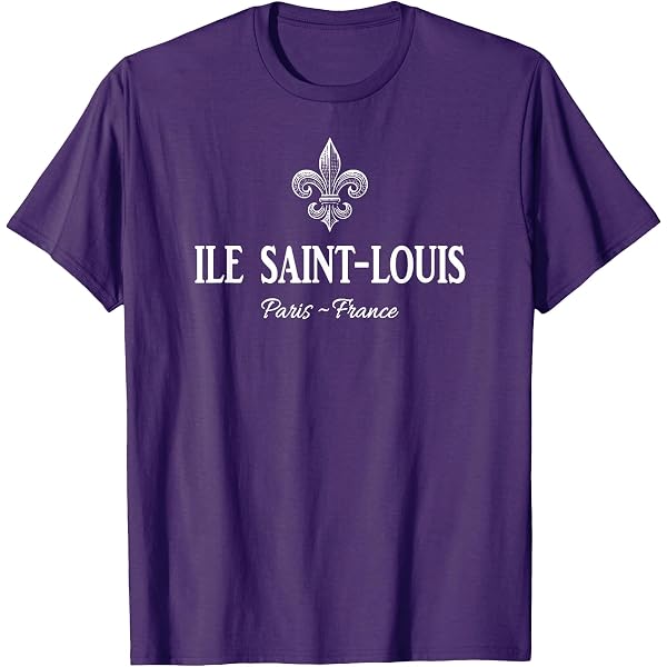 Île Saint-Louis Paris Fleur De Lis Sweat à Capuche - Souvenir France Élégant