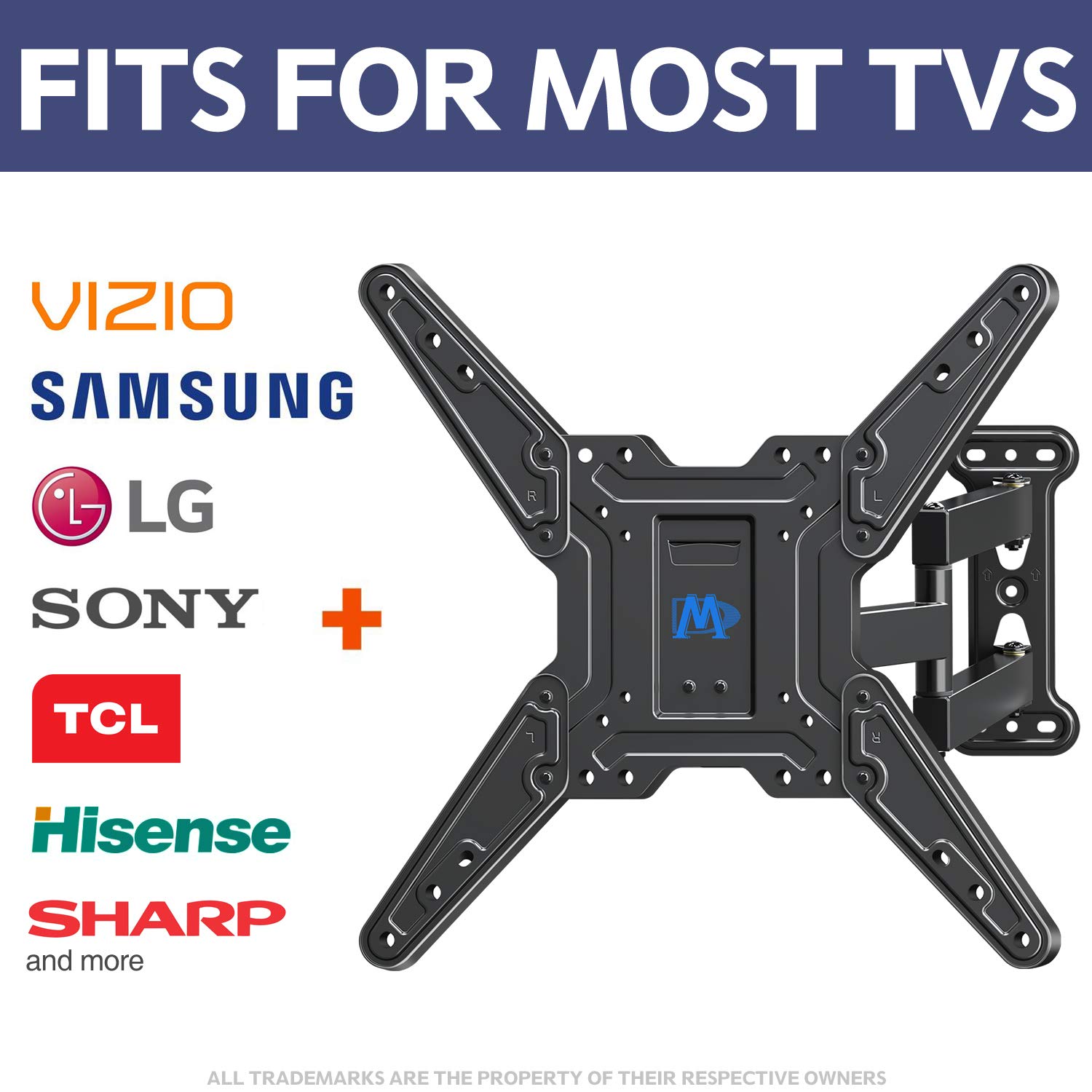 Mounting Dream TV Wall Mounts TV Bracket for Most 2655" TVs, TV Mount