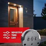 Maclean MCE25 GR Wall-Mounted 180° Motion & Dusk Sensor 1200W Grey view 3