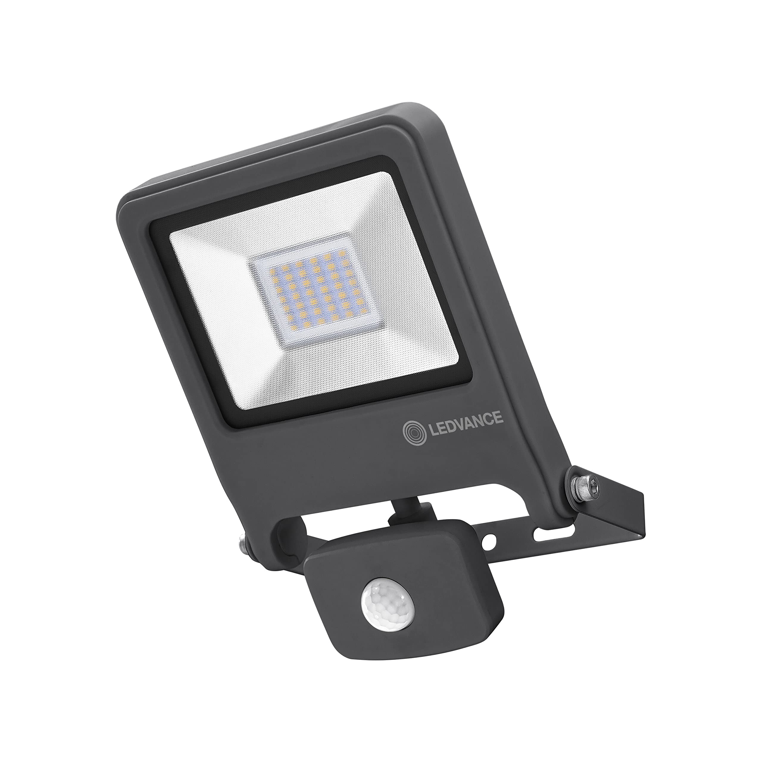 Floodlight LED: for wall, ENDURA© FLOOD Sensor Cool White / 30 W, 220…240 V, beam angle: 120°, Cool White, 4000 K, body material: aluminum, IP44, 1-pack