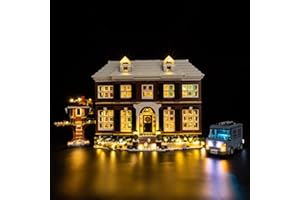 Nitemode LED Light Kit Compatible with Lego Home Alone House 21330 – Upgraded Layered Lighting Design, Accessories for Display (No Model)