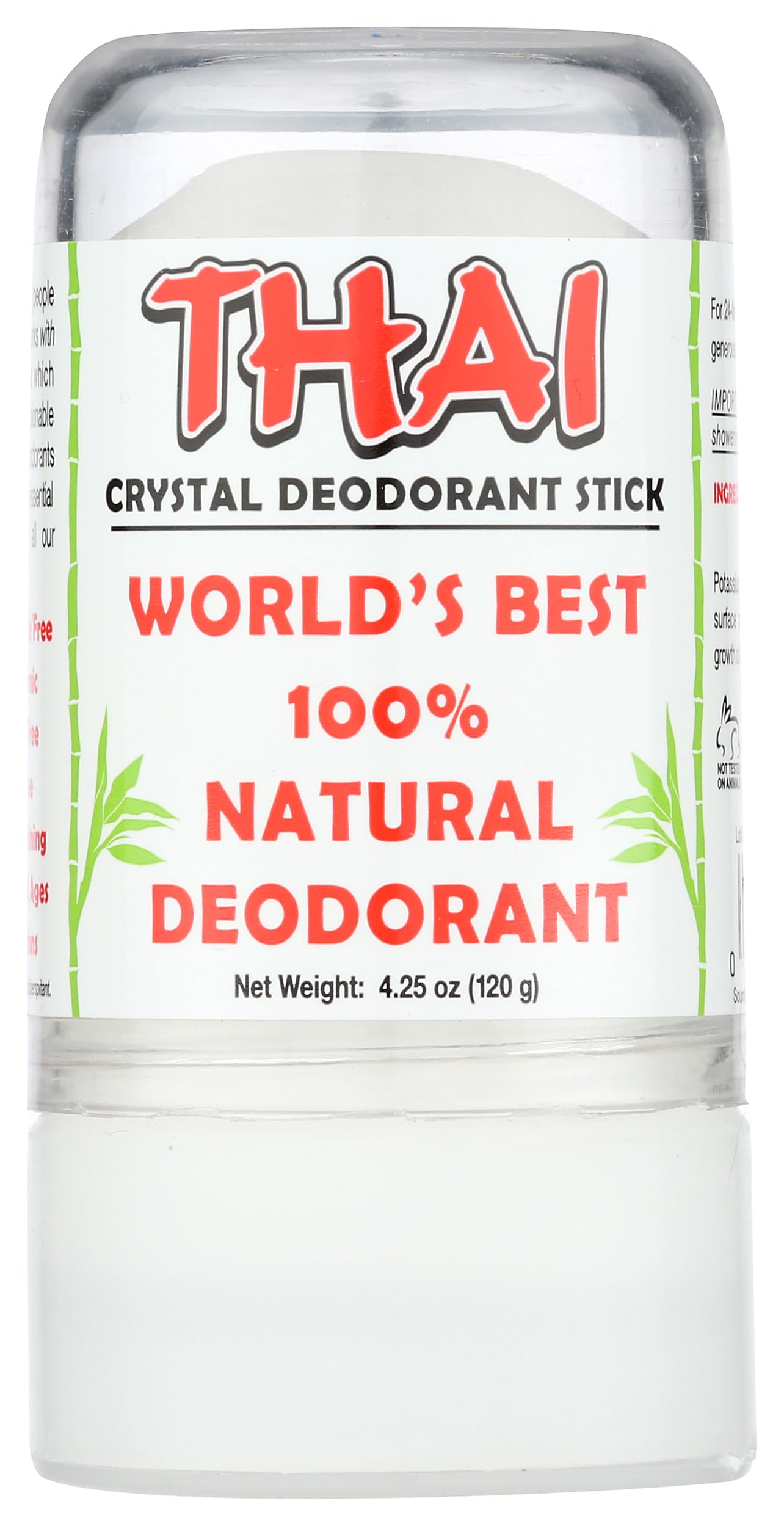 THAI Natural Crystal Deodorant Stick (4.25 Ounces)