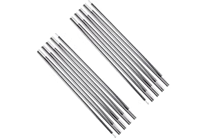 Azarxis Aluminum Rod Tent Pole Replacement Camping Accessories, Multifunction Lightweight Tent Poles Repair Kit, 7001 Series 
