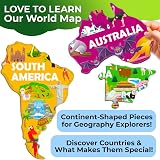 QUOKKA Giant World Map Puzzle 70 pcs 90x60 cm Floor Kids 3-5 view 3