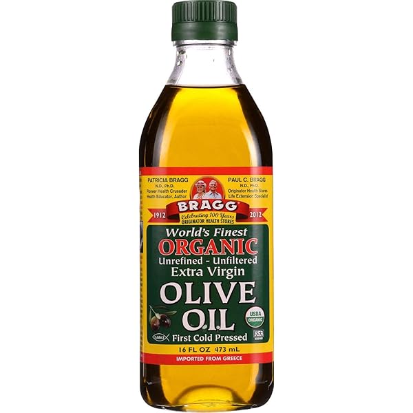 BRAGG OLIVE OIL, ORGANIC EXTRA VIRGIN, 16 FL OZ