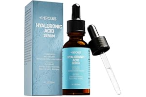 +1HEROLABS Hyaluronic Acid Serum for Face with Vitamin C, B5, E, Niacinamide - Deep Hydrating, Anti-Aging, Plumping, Safe for Sensitive Skin, Fragrance-Free 1 Fl Oz