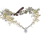 MOSTORY Woodland Flower Fairy Crown - Forest Elf Crown Circlet for Renaissance Accessories Women Fairycore Renfaire Cosplay