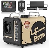 LF Bros 12V/24V/110V 5KW All-in-One Diesel Heater with Stylish Design | 9-27-Hour Runtime, 100ft Remote Control, Foldable Handle, Fast Heating, 5L Fuel Tank, 6-Way Safety Protection