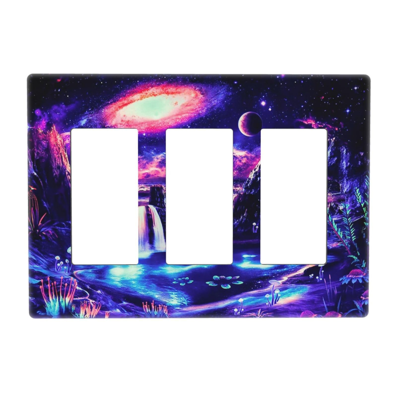Blacklight Planet Nebula Waterfall Galaxy Starry