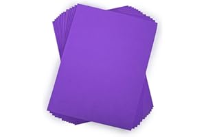 Time 4 Crafts 12-Piece Foam EVA Sheets, 9 x 12 inches, Purple