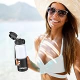 GOPPUS 600ml Stainless Steel Water Bottle with Straw, Double Wall Insulated view 6