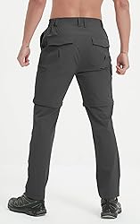 Mens Hiking Convertible Pants Waterproof