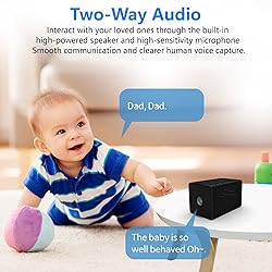 4K Wireless WiFi IP Camera,1800mAh Battery,Upgrade