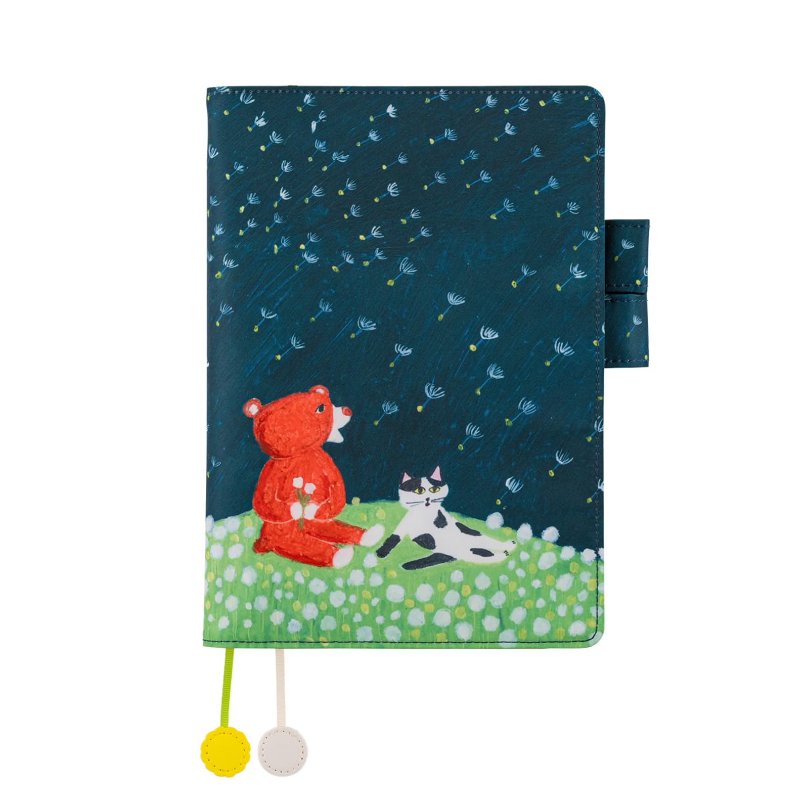 Hobonichi Techo Cousin Cover [A5 Planner Cover Only] Keiko Shibata: Gentle breeze in a dandelion field
