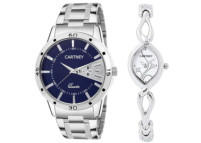 CARTNEY Analogue Multicolor Dial Men's & Women's Couple Watch (Cty0603)