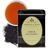 Harney & Sons Tower of London Black Tea Blend, Vanilla and Black Currant, Loose Leaf, 4 oz tin