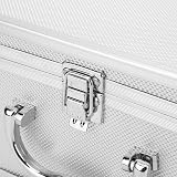Genericer Aluminum Alloy Portable Tool Box Lockable Storage Display Case view 9