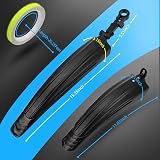 ioutdoor Bike Mudguard Set with 27ft Reflective Tape, Adjustable Front Rear view 6