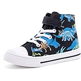 FUNCOO PLUS Kids Toddler Sneakers Girls Boys High Top Canvas Shoes Unisex-Child Casual Shoes