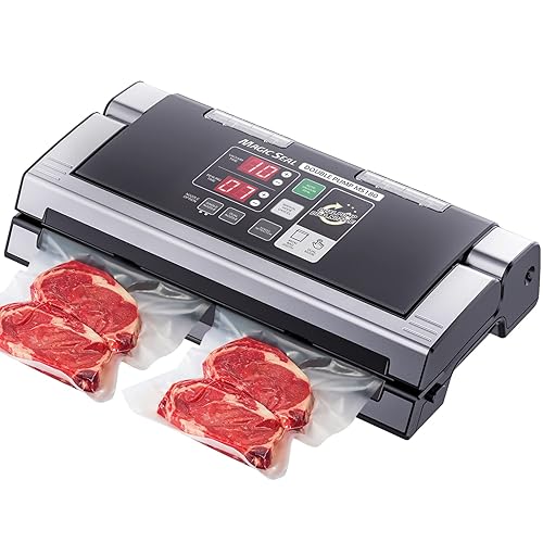 Double Pump and Nozzle Vacuum Sealer, MAGIC SEAL MS180 Food Sealer