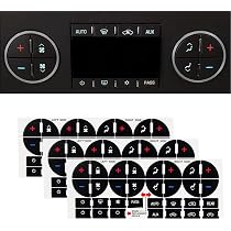 Acouto Bouton de contrôle du volume radio arrière 22912547 ABS 2 pièces de rechange pour Suburban 2007-2013 pour Avalanche 2007-2011 pour Acadia 2009-2013