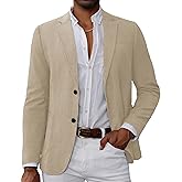 GRACE KARIN Mens Blazer Sport Coats Casual Lightweight 2 Button Sports Coat and Blazers Suit Jacket