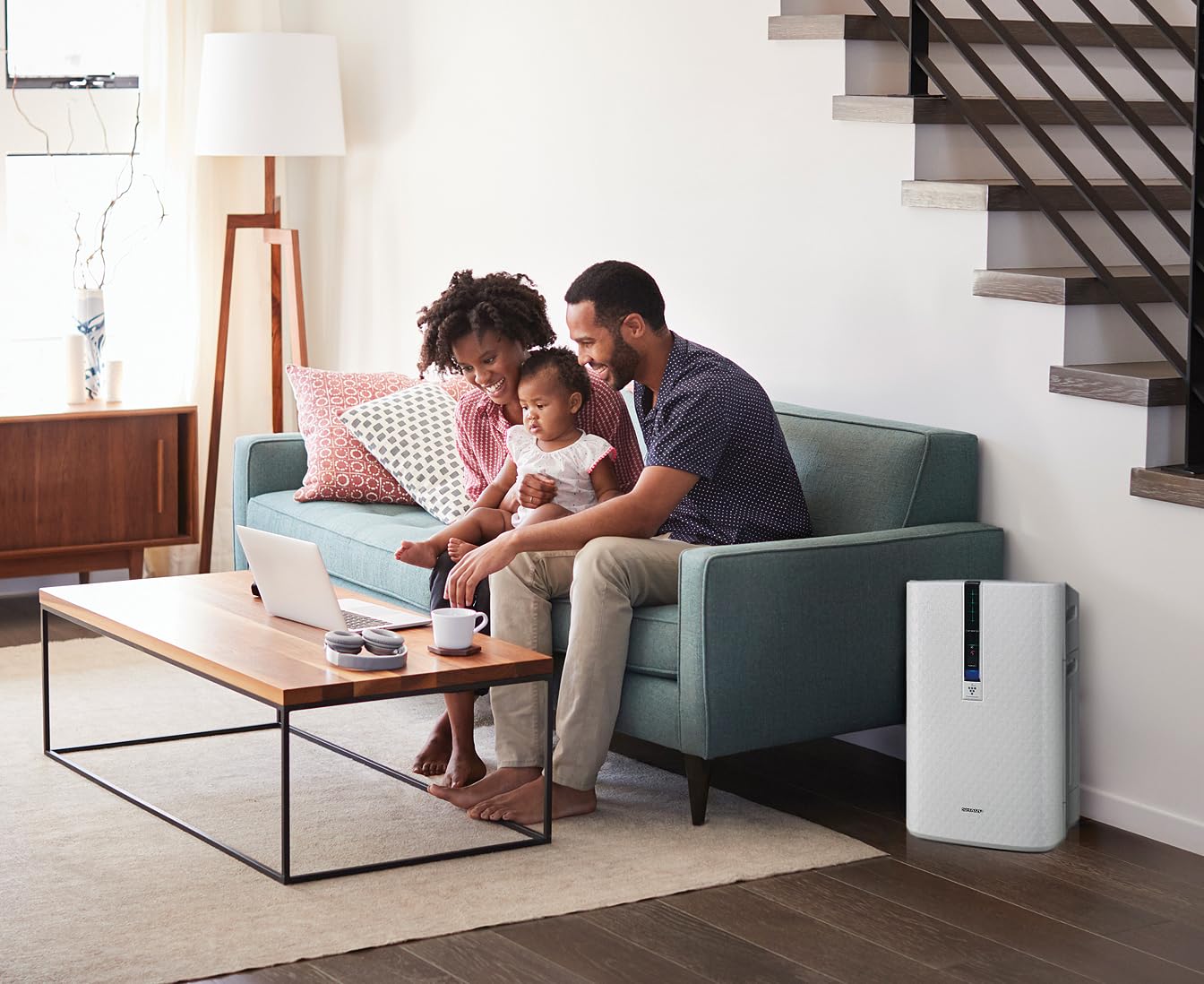 SHARP Air Purifier And Humidifier With Plasmacluster Ion Technology For Medium-Sized Rooms. Odor And True HEPA Filters For Dust, Smoke, Pollen, And Pet Dander May Last Up-To 5 years Each. KC850U