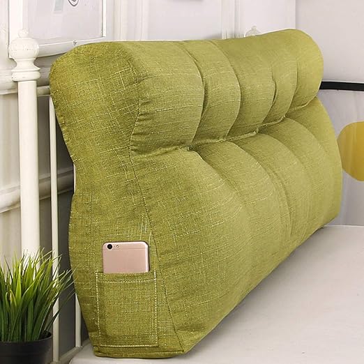 SANDIANZ Cojín cabecera, Almohada cojín Triangular Grande Almohada de