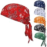 Cooling Do Rags Sweat Wicking Skull Caps Doo Rags Large Motorcycle Dew Rag Head Wrap Bandana Hats Liners for Men and Women