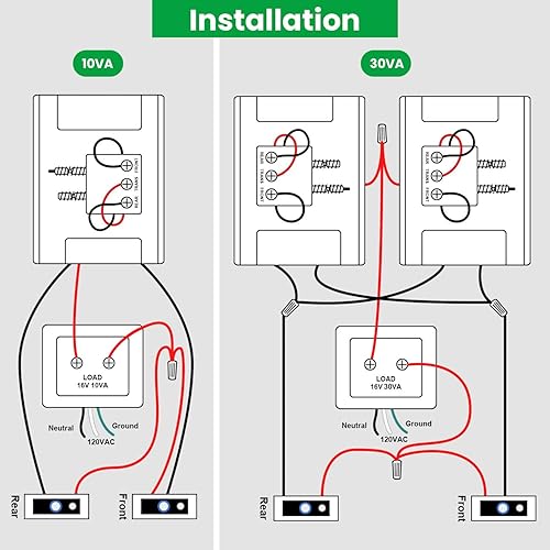 Doorbell Transformer 16V 30VA Compatible with Ring Wired Video