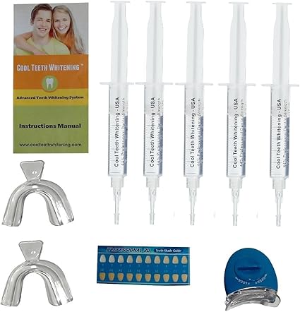 kit de gel blanqueador con laser dental