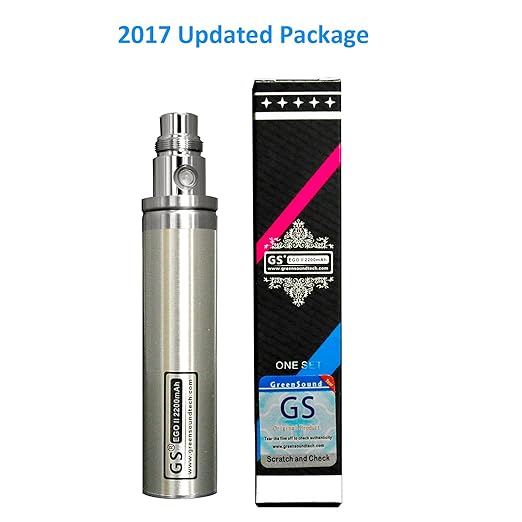 title=WOLFTEETH GS II 2200mah grande, edizione 2015 E-Shisha 510-Batteria sigaretta