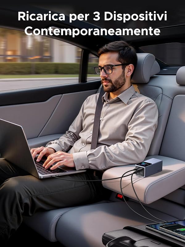 Nexode Pro 130W Power Bank 20000mAh Caricatore Portatile USB C 100W