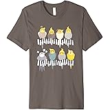Cockatiel Piano T-Shirt