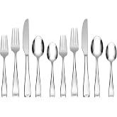 Oneida Moda Flatware Set | Stainless Steel | Service for 12 | 65-Piece, Pack of 2