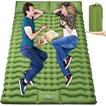Camping Mat HIKENTURE Double Sleeping Pad tress, Ultralight