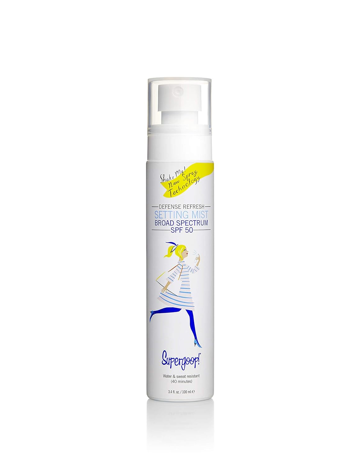 Supergoop! SPF 50 Defense Refresh Setting Mist Sunscreen