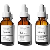 The Ordinary Antioxidant Collection - Skin Care Bundle Set For Age Support - Ascorbyl Glucoside Solution 12%, Resveratrol 3% + Ferulic Acid 3%, 100% Organic Cold-Pressed Rose Hip Seed Oil