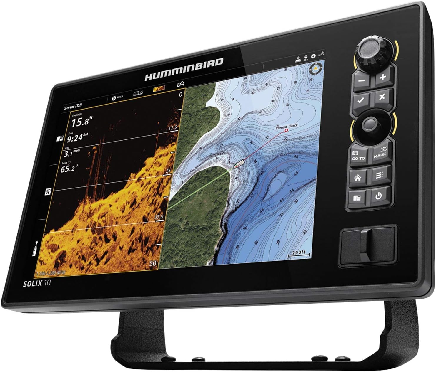 Humminbird SOLIX 10 G2 Fish Finder with CHIRP, Mega Si+, GPS & 10.1