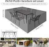 PATIO PLUS Outdoor Furniture Set Cover 200x160x70cm Green Rectangular view 2